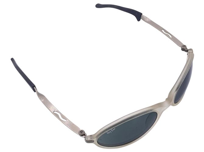 Ray-Ban Gafas de sol Wrap B&L Vintage Oval Frosted Gray ORBS W2390 Verde - vista 6