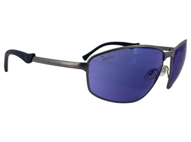 Ray-Ban Vintage Callaway RB 8001 B0001 Gold Sonnenbrille Grau - Ansicht 3