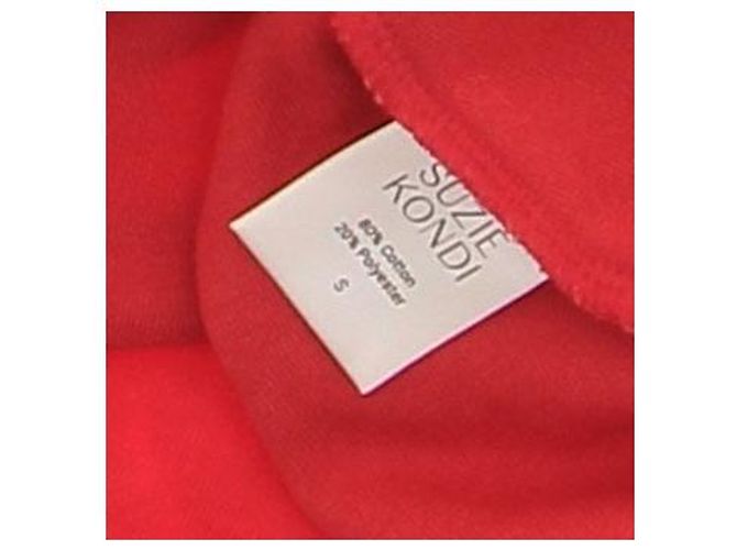 Autre Marque Falda midi roja de esponja - vista 5