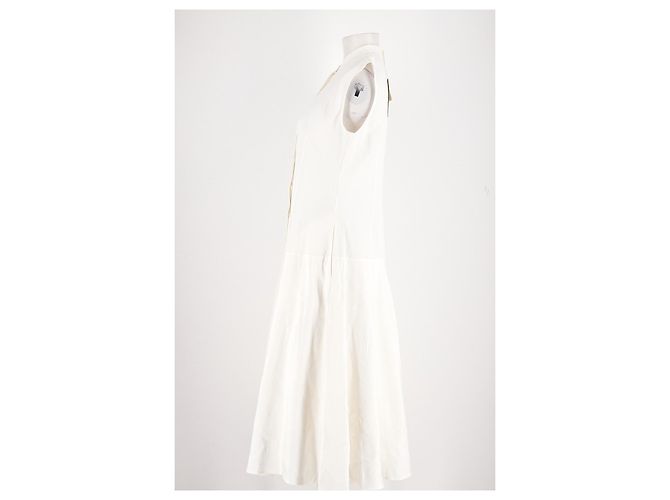 Vestido de seda blanco Iro - vista 5