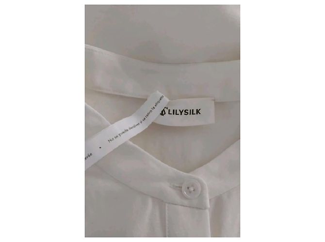Vestido de seda blanco Iro - vista 7