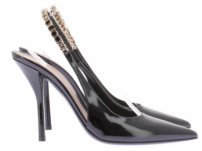 Gucci Schwarze Lackleder-Pumps - Ansicht 2