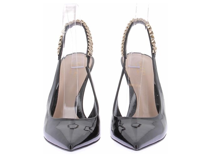 Gucci Schwarze Lackleder-Pumps - Ansicht 4