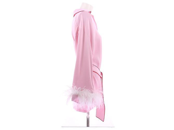 Autre Marque Camicia rosa in viscosa SLEEPER - vista 3