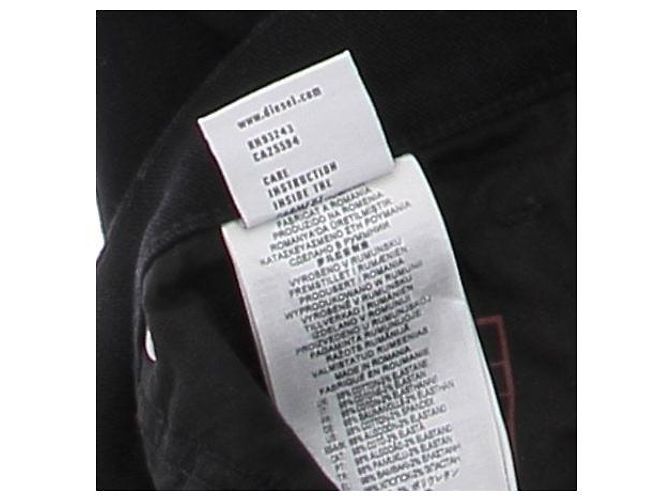 Diesel Jean noir 2019 D-strukt Nero - vista 5