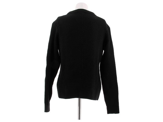 Laurence Bras Schwarzer Wollpullover Größe 40 - Ansicht 2