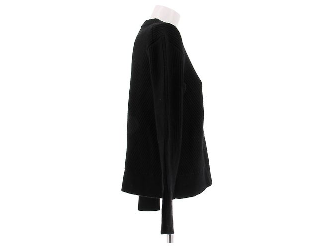 Laurence Bras Schwarzer Wollpullover Größe 40 - Ansicht 3