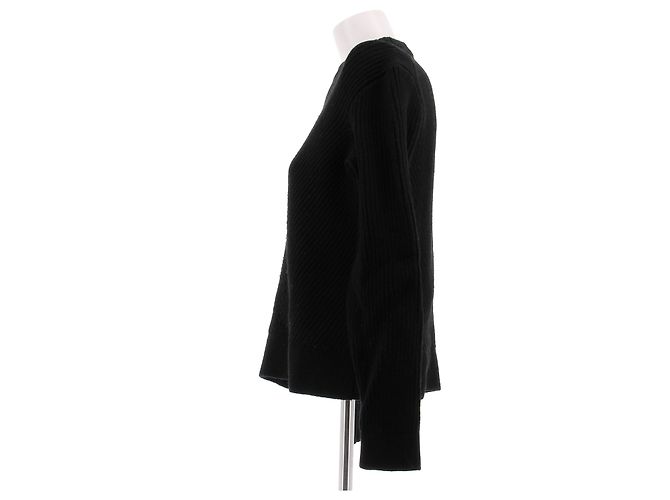Laurence Bras Schwarzer Wollpullover Größe 40 - Ansicht 4