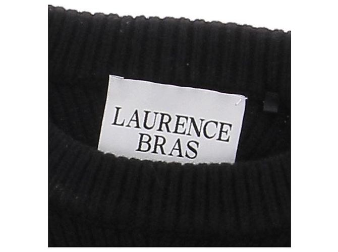Laurence Bras Schwarzer Wollpullover Größe 40 - Ansicht 6
