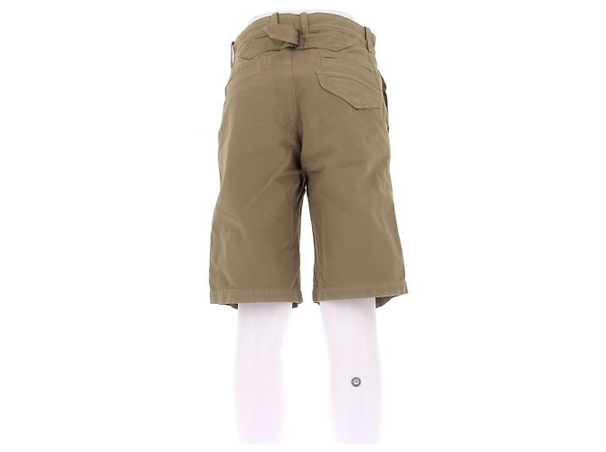Pantalones cortos Isabel Marant caqui de algodón - vista 2