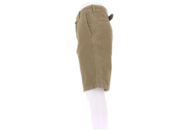 Pantalones cortos Isabel Marant caqui de algodón - vista 4