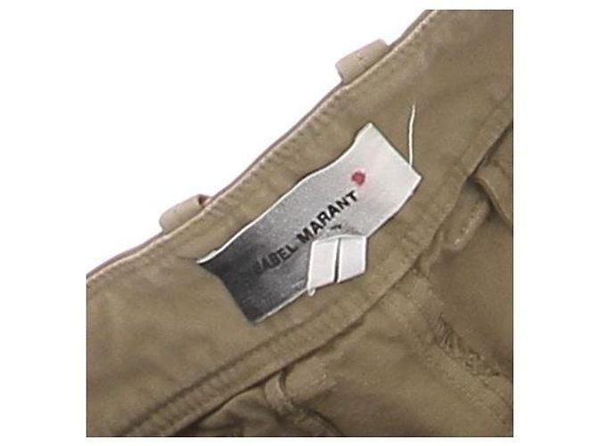 Pantalones cortos Isabel Marant caqui de algodón - vista 5