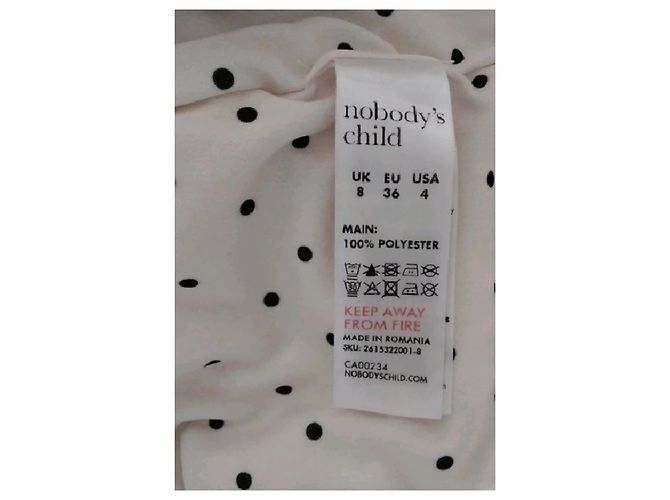 Autre Marque Vestido mini blanco NOBODY'S CHILD - vista 8