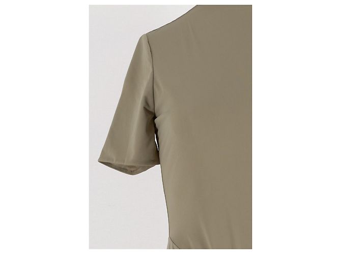 Autre Marque Vestido maxi caqui RONNY KOBO - vista 3