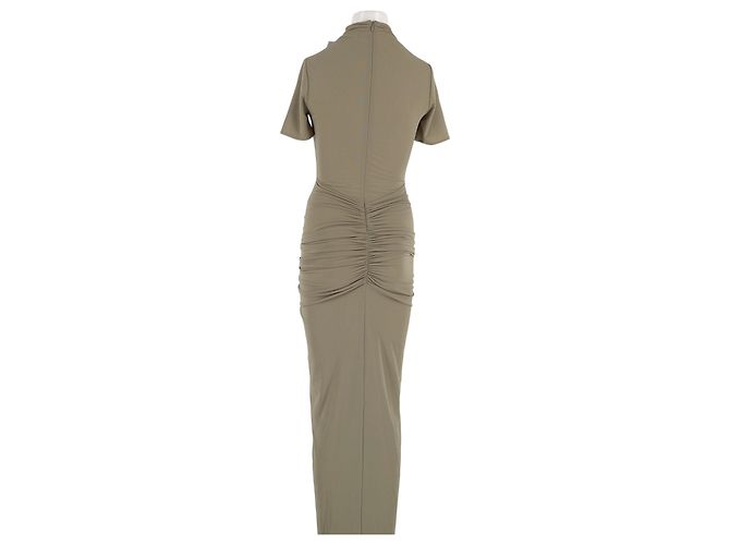 Autre Marque Vestido maxi caqui RONNY KOBO - vista 6
