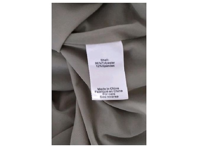 Autre Marque Vestido maxi caqui RONNY KOBO - vista 8