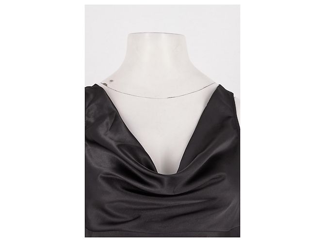 Autre Marque Crop top nero BOA - vista 2