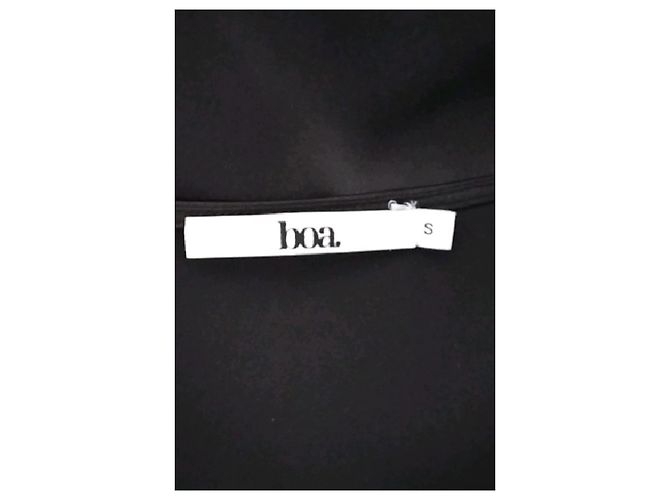 Autre Marque Crop top nero BOA - vista 7