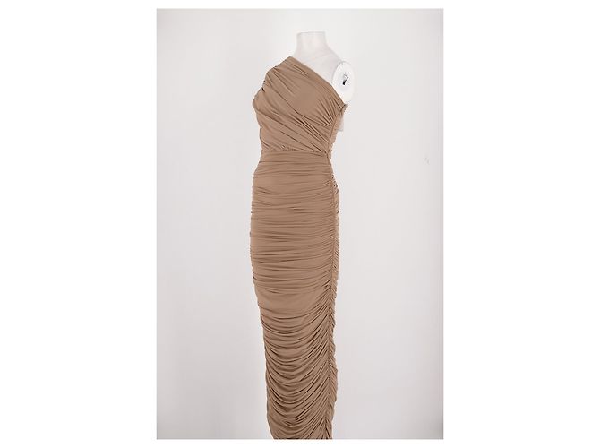 Autre Marque Vestido maxi beige RONNY KOBO - vista 4