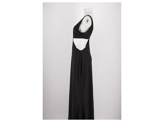 Vestido maxi negro Chiara Ferragni de viscosa - vista 5
