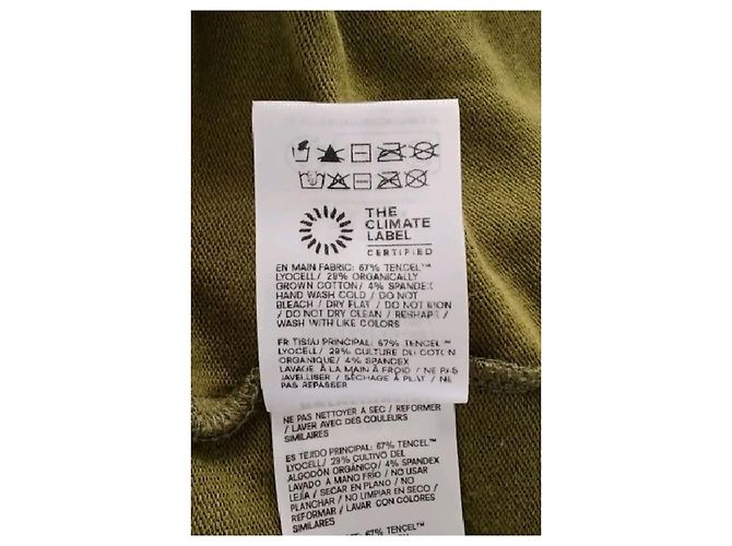Abito in cotone kaki Reformation Cachi - vista 8