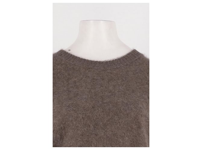 Autre Marque Camisola de cashmere castanha Marrom - vista 2