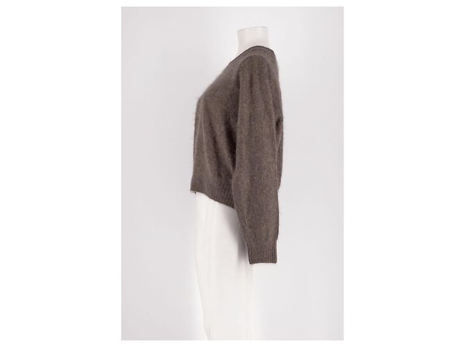 Autre Marque Camisola de cashmere castanha Marrom - vista 5