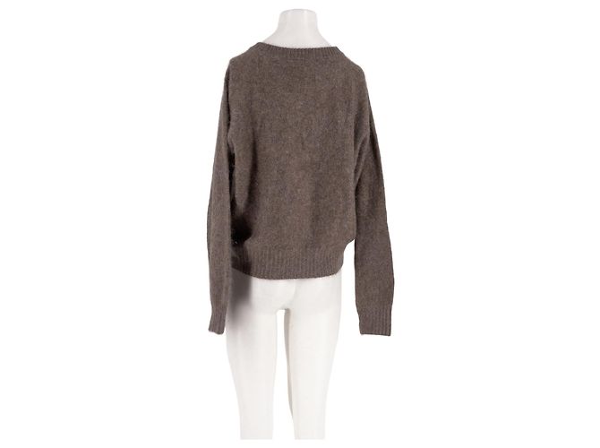 Autre Marque Camisola de cashmere castanha Marrom - vista 6