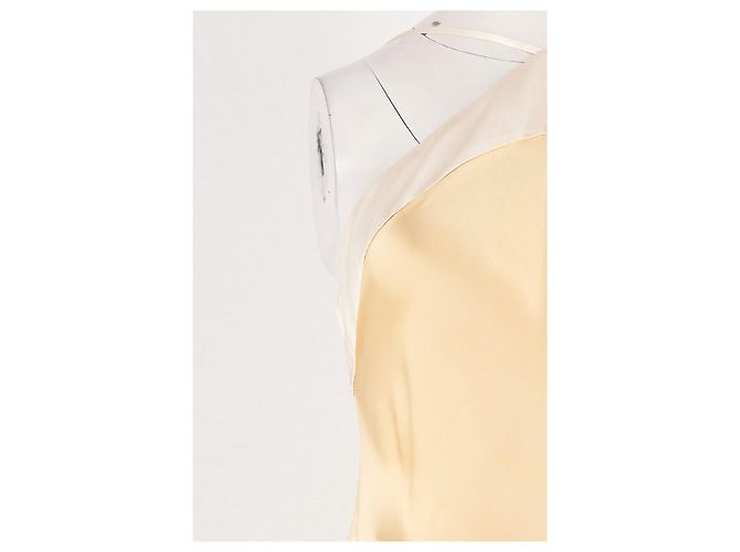 Abito in seta giallo Reformation - vista 3