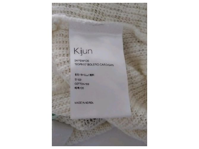 Autre Marque KIJUN Weste aus Baumwolle weiß - Ansicht 8