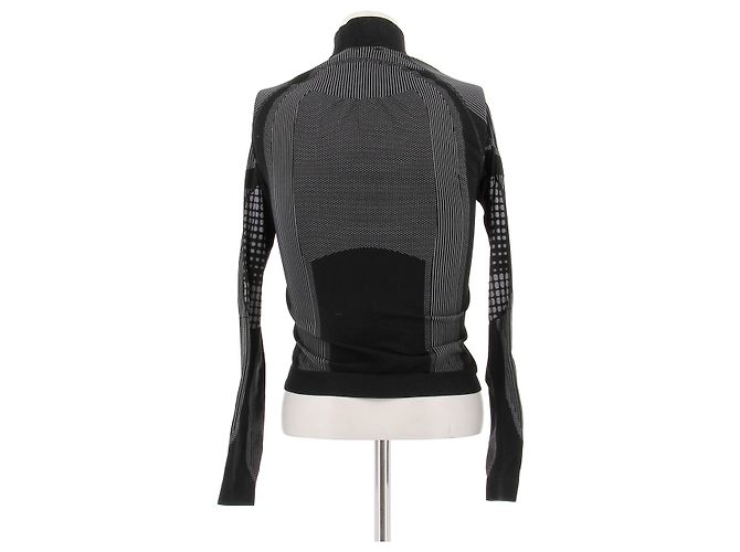 Autre Marque MISBHV Schwarzes Sport-Top mit Reißverschluss - Ansicht 2