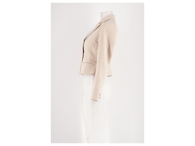 Blazer court beige Elie Tahari - vue 5