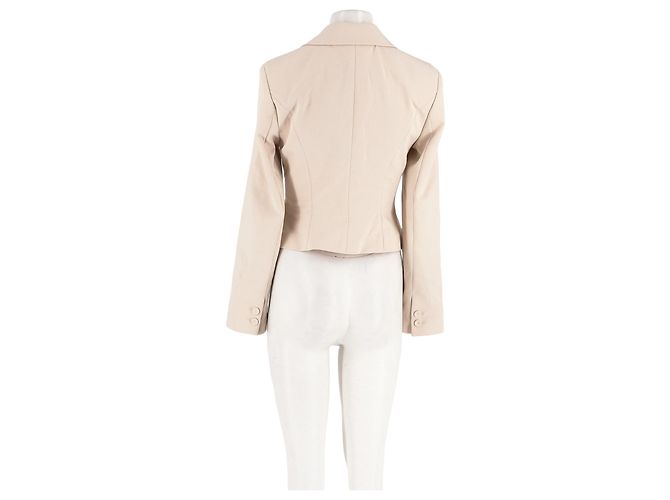 Blazer court beige Elie Tahari - vue 6