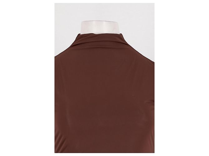 Autre Marque Vestido mini marrón RONNY KOBO Castaño - vista 2