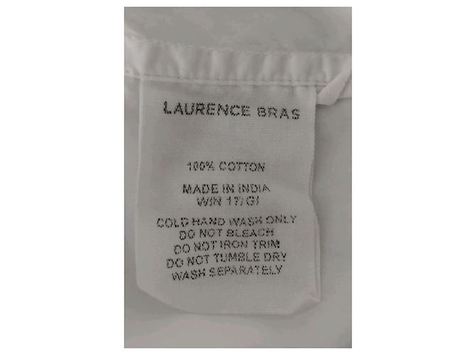 Laurence Bras Weißes Baumwollhemd - Ansicht 8