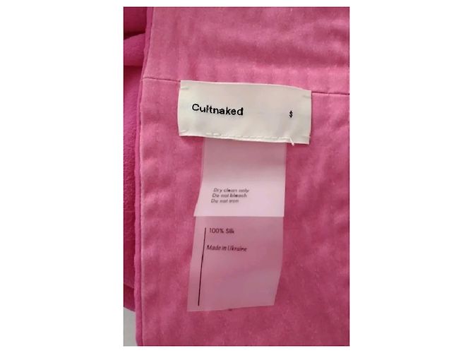 Autre Marque Top de seda rosa CULTNAKED - vista 7