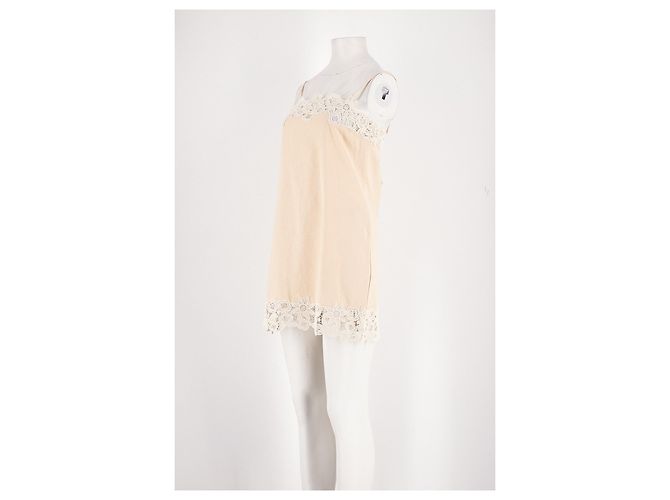 Abito in cotone beige SéZane Taglia 34 - vista 4