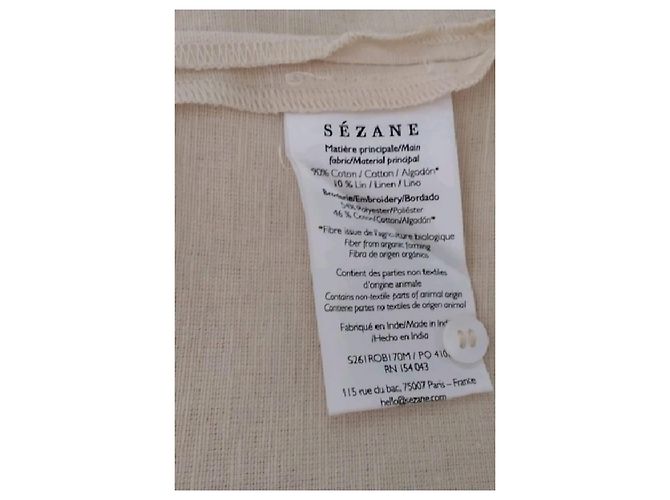Abito in cotone beige SéZane Taglia 34 - vista 8