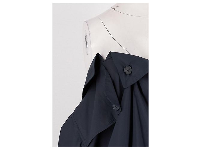 Vestido Max Mara de algodão azul marinho - vista 3