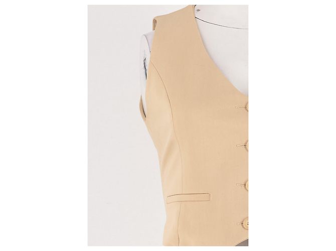 Autre Marque Top de lana beige THE FRANKIE SHOP - vista 3