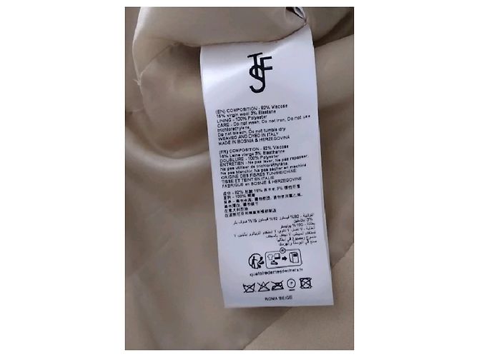 Autre Marque Top de lana beige THE FRANKIE SHOP - vista 8