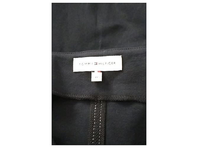 Vestido de algodón azul marino Tommy Hilfiger - vista 7