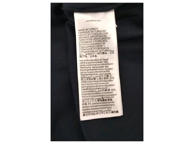 Vestido de algodón azul marino Tommy Hilfiger - vista 8