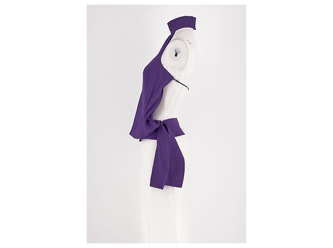 Autre Marque Top de seda morado CULTNAKED XS Púrpura - vista 5
