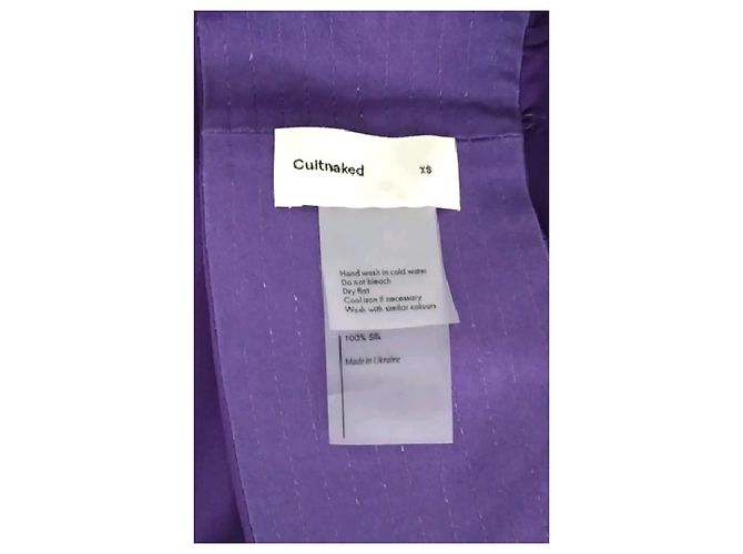 Autre Marque Top de seda morado CULTNAKED XS Púrpura - vista 7