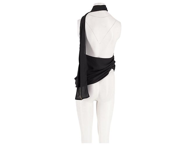 Autre Marque Top reto preto BIANCA - vista 6