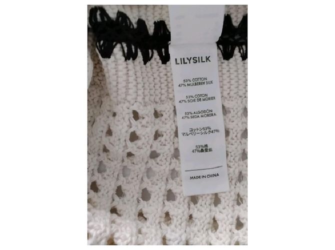 Autre Marque Jersey de algodón blanco LILYSILK - vista 8