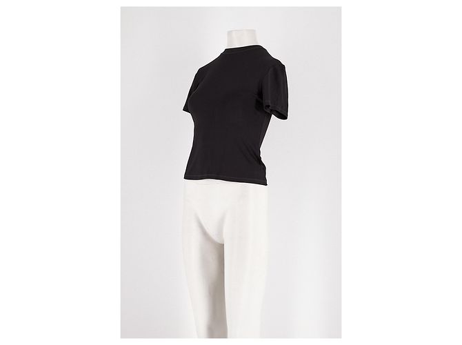 Autre Marque Top recto negro de viscosa LILYSILK Talla S - vista 4