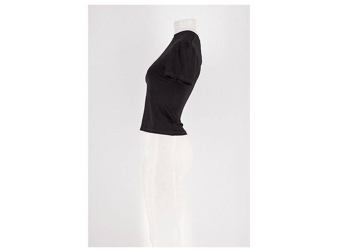 Autre Marque Top recto negro de viscosa LILYSILK Talla S - vista 5
