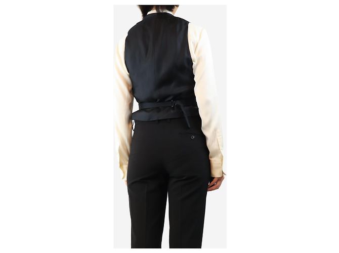 Autre Marque Chaleco de esmoquin negro - size UK 8 - vista 2